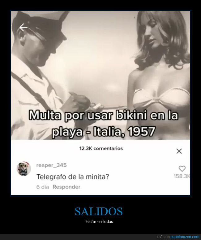 bikini,multa,telegrafo