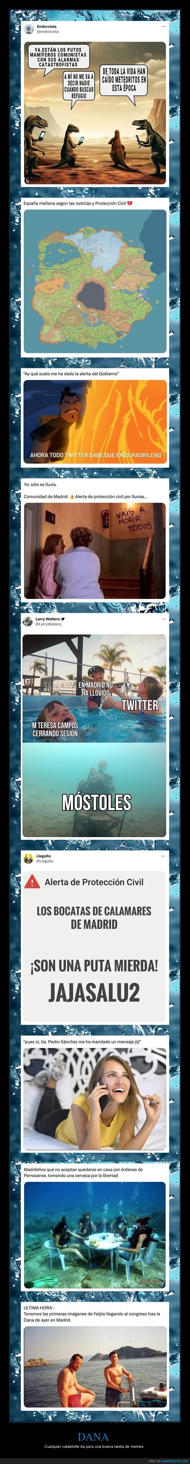 memes,madrid,agua,lluvia,inundación