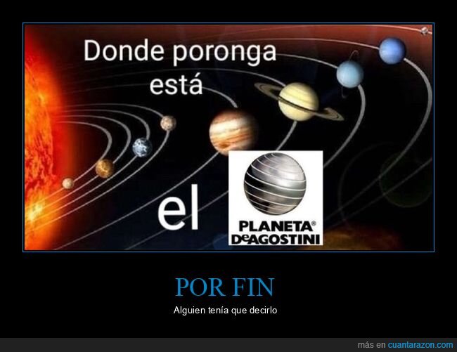 planeta deagostini,planetas,donde está