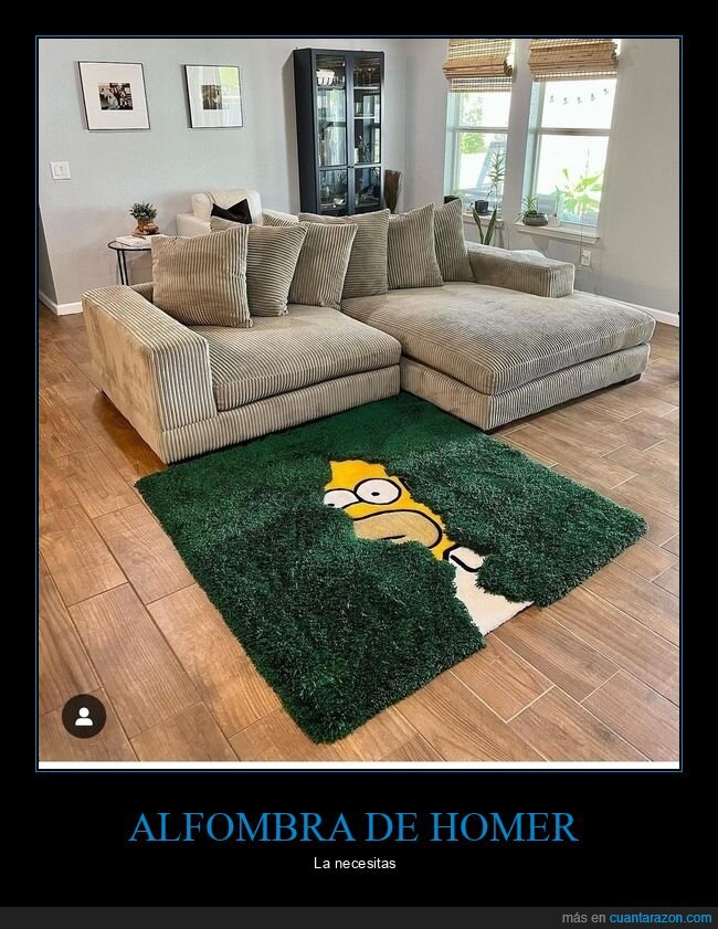 felpudo,alfombra,homer,arbusto