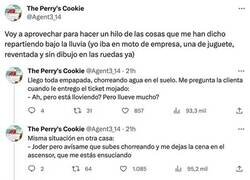 Enlace a Respuestas que hace la gente a los repartidores cuando llueve