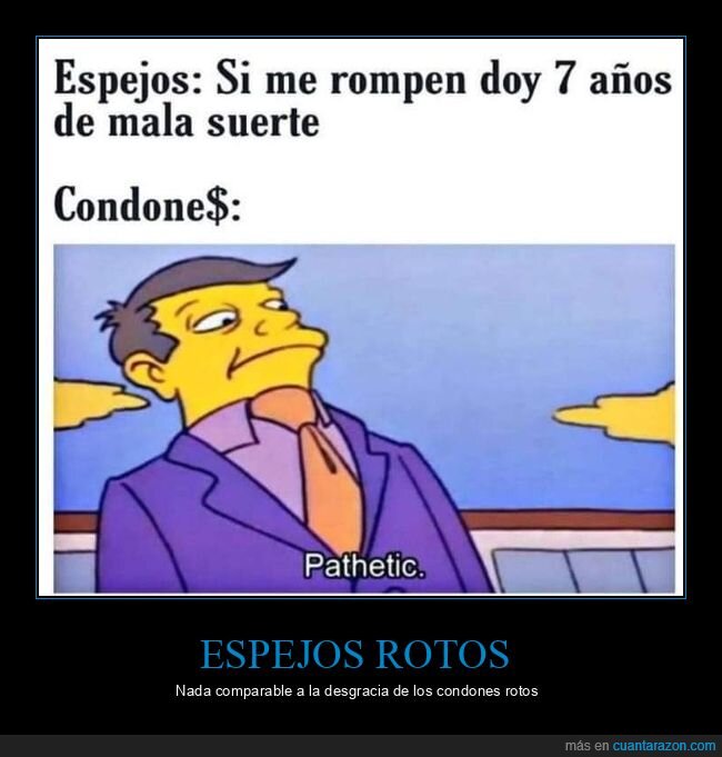 romperse,espejo,preservativos