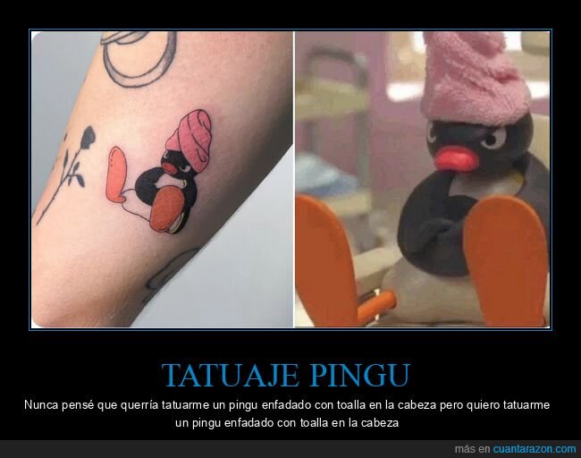 tatuaje,pingu