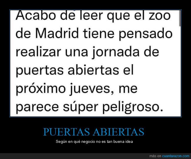 zoo,madrid,puertas abiertas