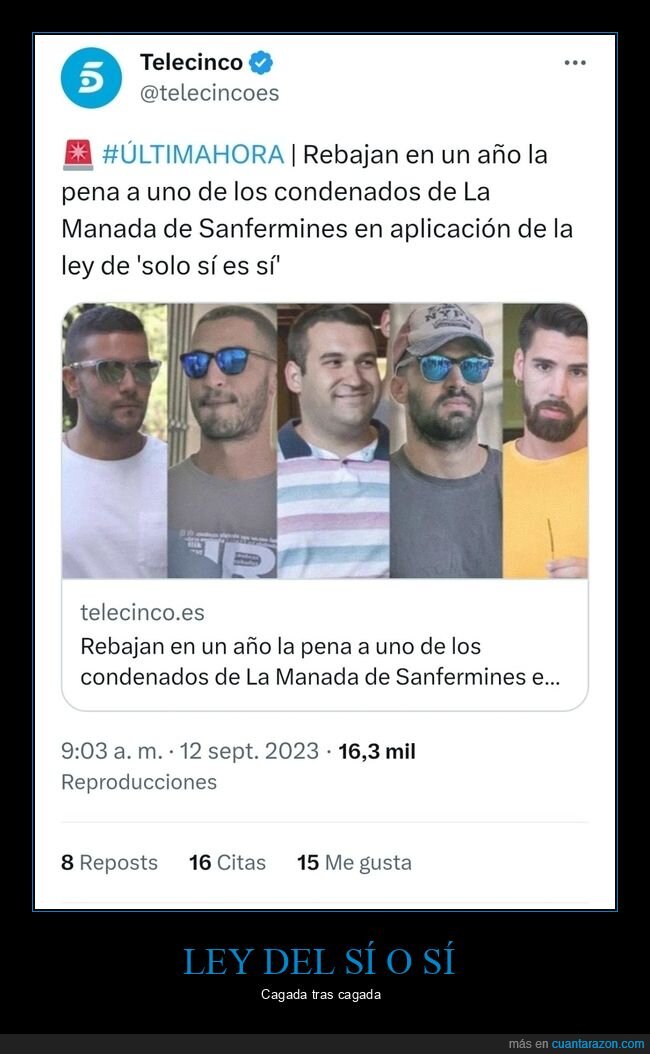 la manada,ley,año menos,condena,irene montero