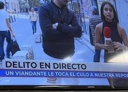 Enlace a Un payaso en pleno directo le ha tocado el culo a la reportera de Cuatro [video en la fuente]