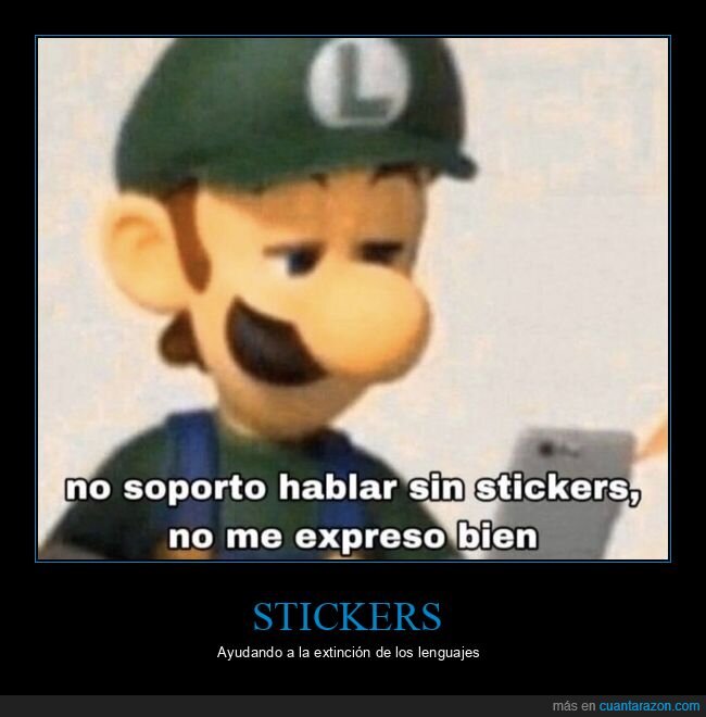 hablar,stickers,chat,luigi