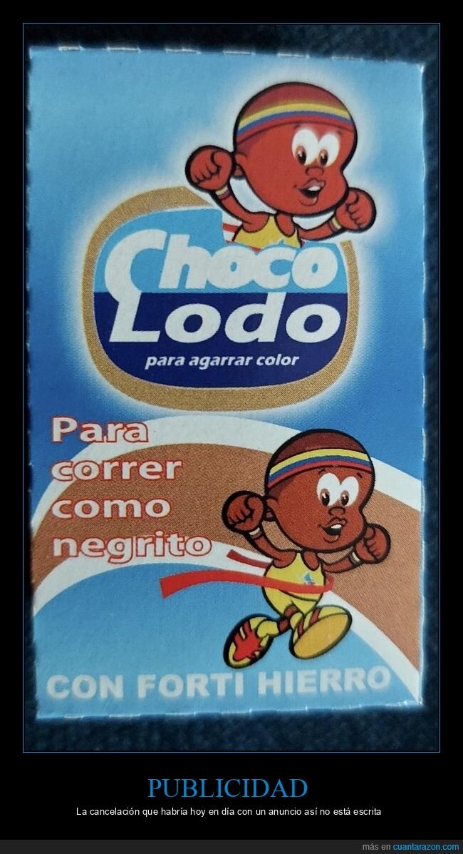 chocolodo,correr,negrito