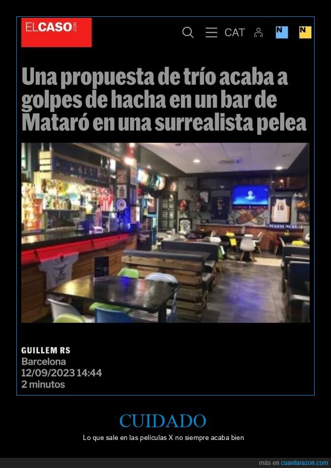 trio,pelea,proponer,mataró