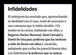 Enlace a Intérprete revela fiestas e infidelidades de futbolistas famosos y oh sorpresa, son cavernícolas