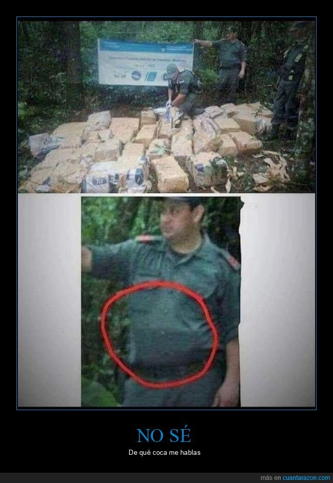 esconder,alijo,coca,barriga,policia