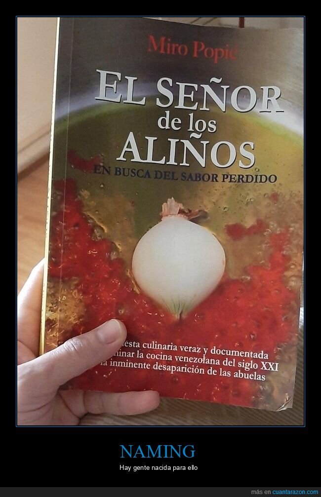 libro,el señor de los aliños,cocina