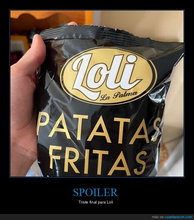 patatas fritas,loli,la palma