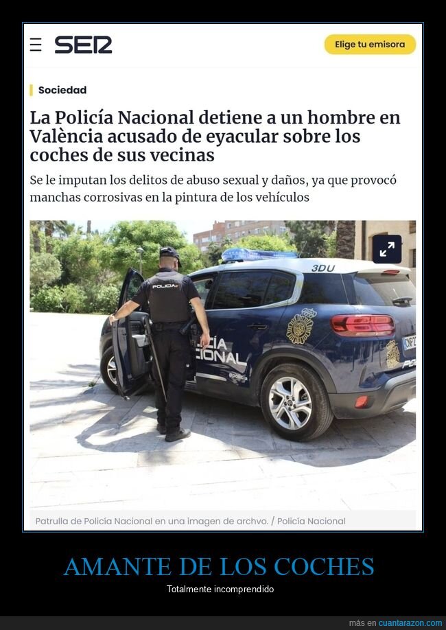 coches,detenido,vecinas