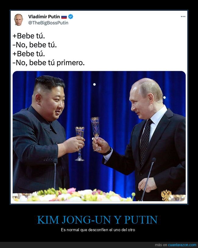 beber,kim jong un,políticos,putin