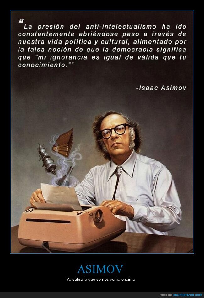 asimov,ignorancia,conocimiento