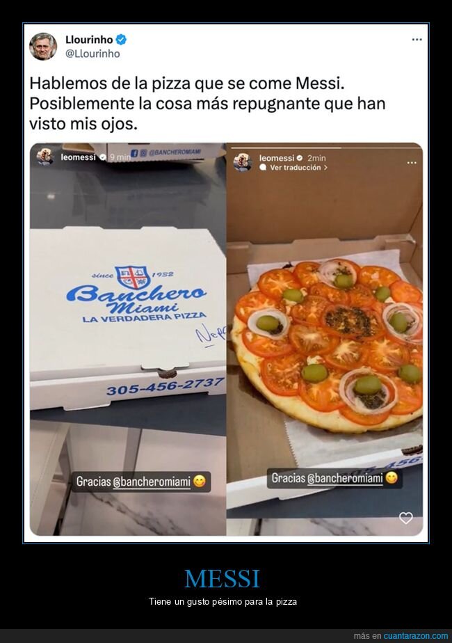 messi,pizza