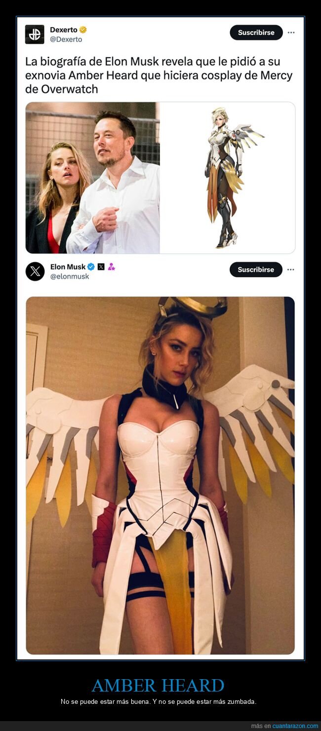 amber heard,cosplay,elon musk,mercy,overwatch