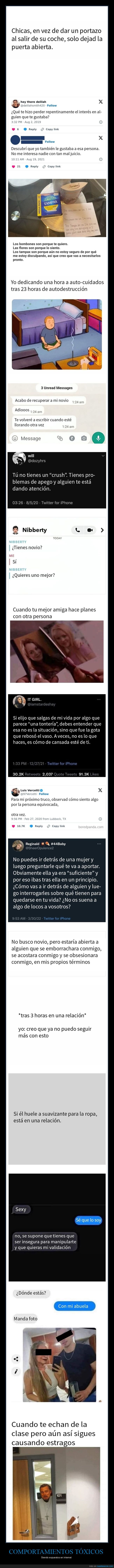 comportamientos t&oacute;xicos