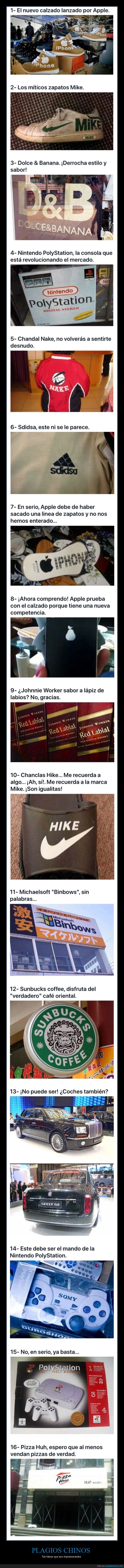 plagios,chinos,falsos