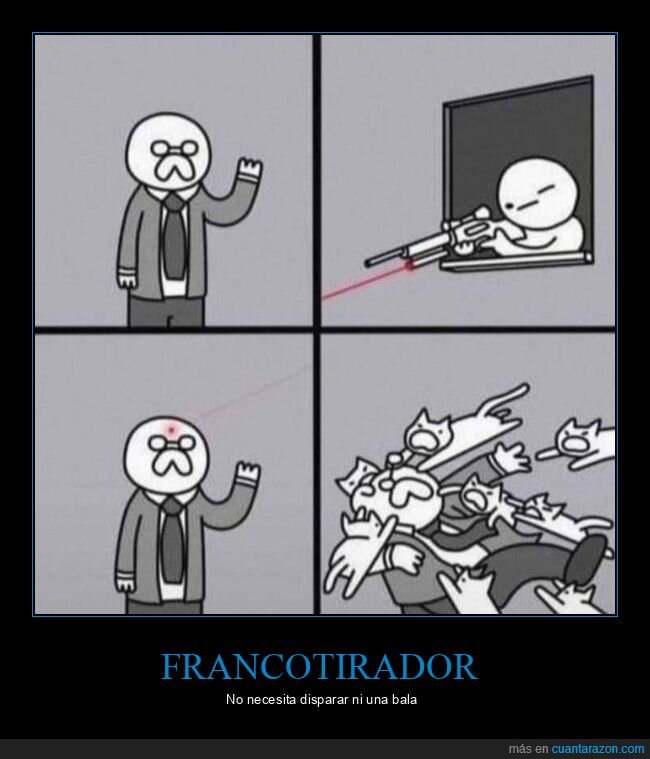 francotirador,láser,gatos