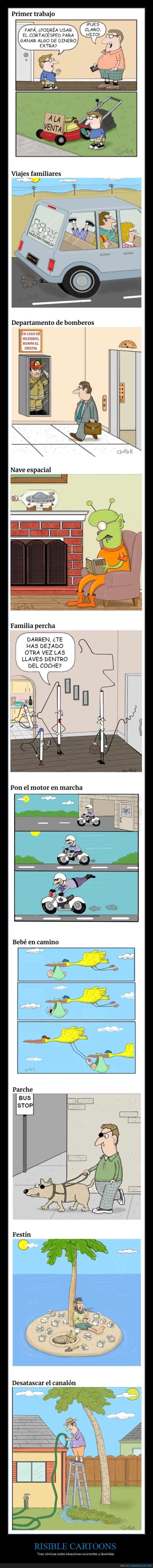 risible cartoons,cómics