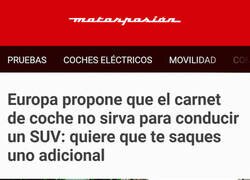 Enlace a Un nuevo carnet solo para SUV