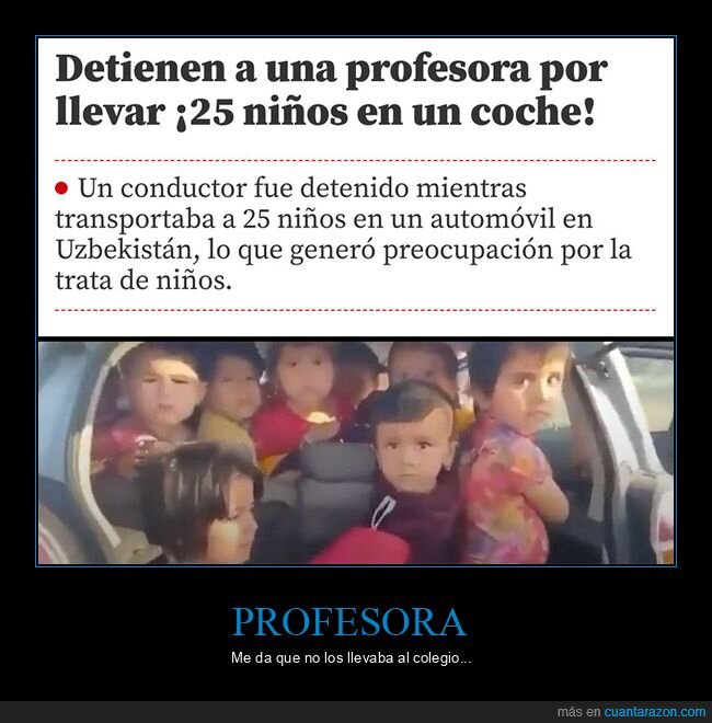 coches,detenida,niños,profesora,uzbekistán