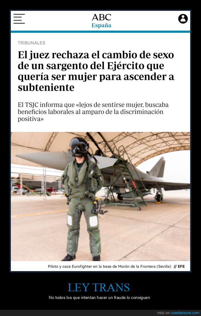 cambio de género,mujer,sargento,ascender