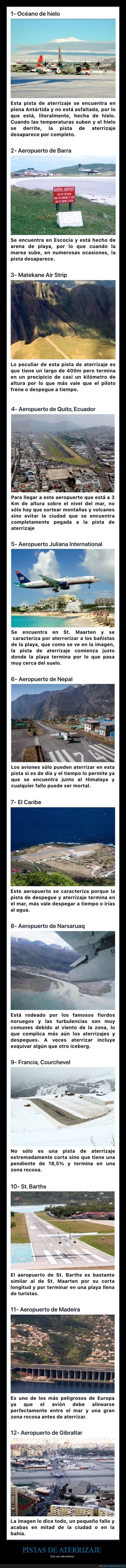 pistas de aterrizaje,aviones