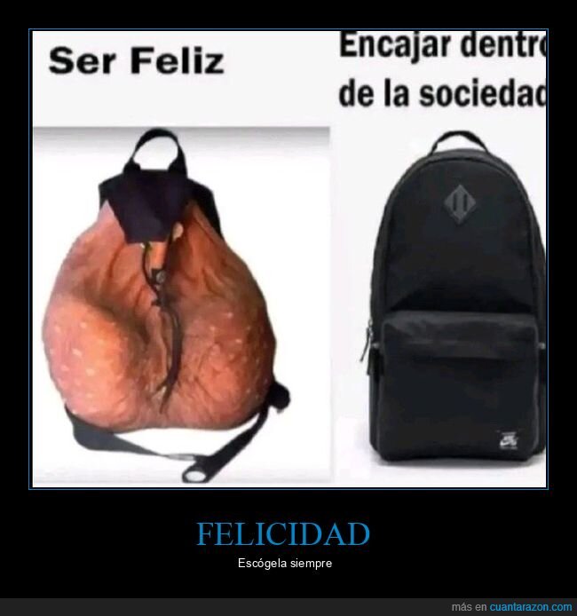 absurder,ecajar,feliz,mochilas