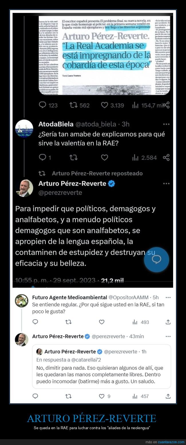 arturo pérez-reverte,rae