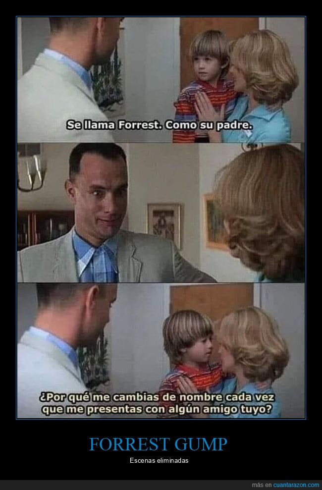 forrest gump,hijo,niño,nombres