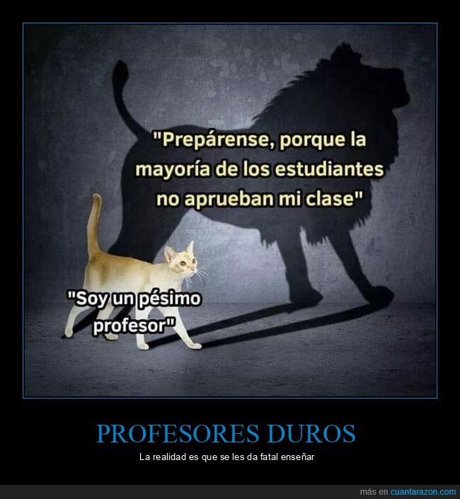 aprobar,estudiantes,profesor