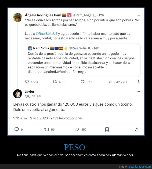 gordos,pobres,clasismo