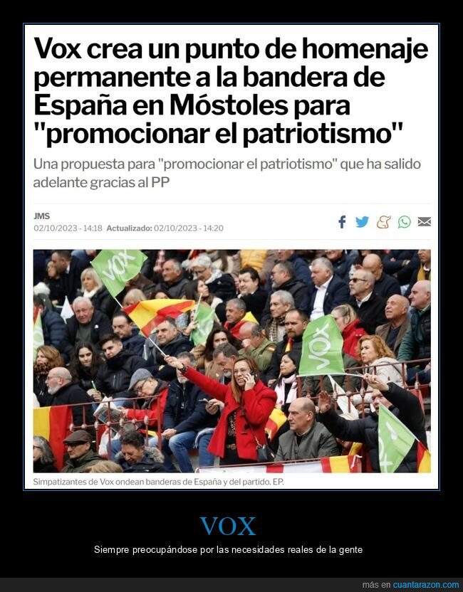 vox,homenaje,bandera,españa