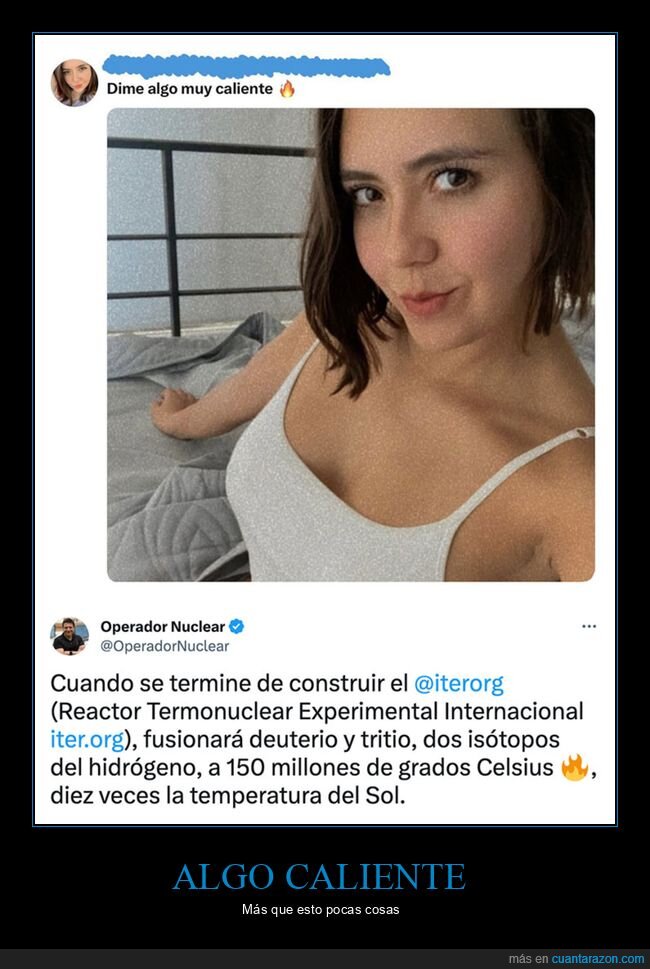 caliente,reactor termonuclear,temperatura