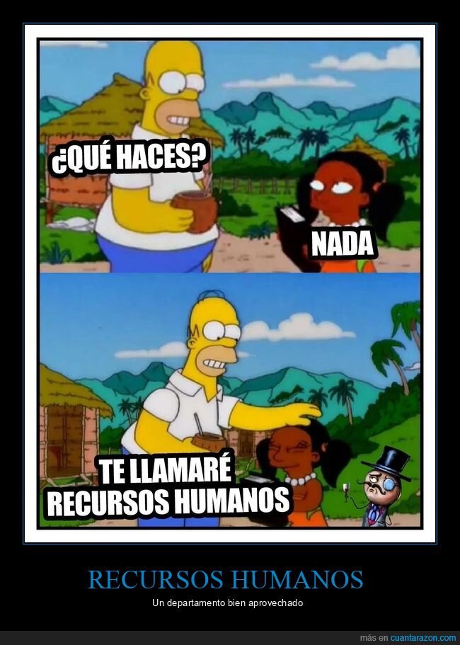 recursos humanos,hacer,nada