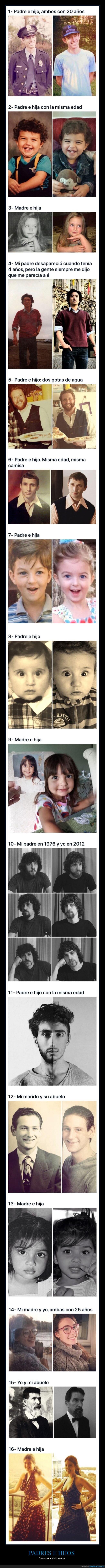 padres,hijos,parecidos
