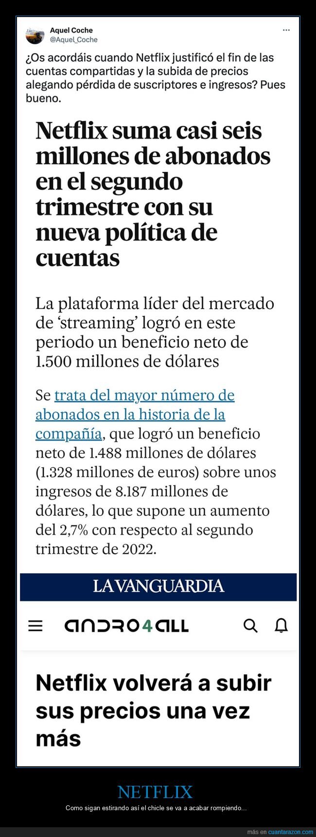 abonados,netflix,precios,subir