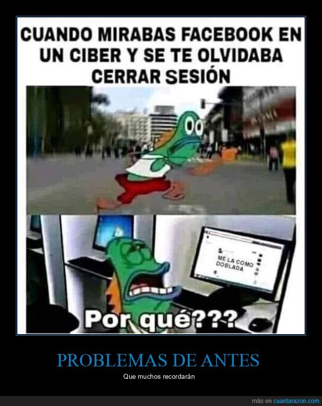 cerrar sesión,ciber,facebook,olvidar