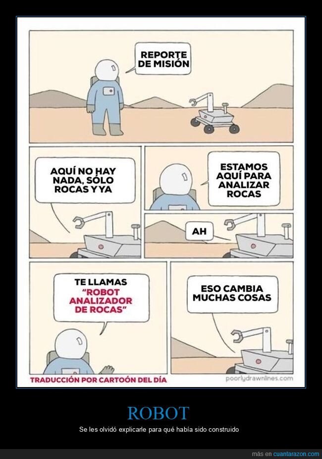 robot,rocas,analizar