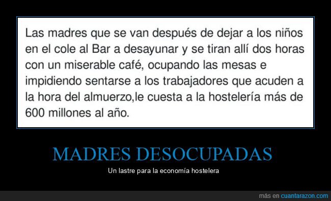 madres,niños,bar,desayunar,ocupar,mesas,hostelería