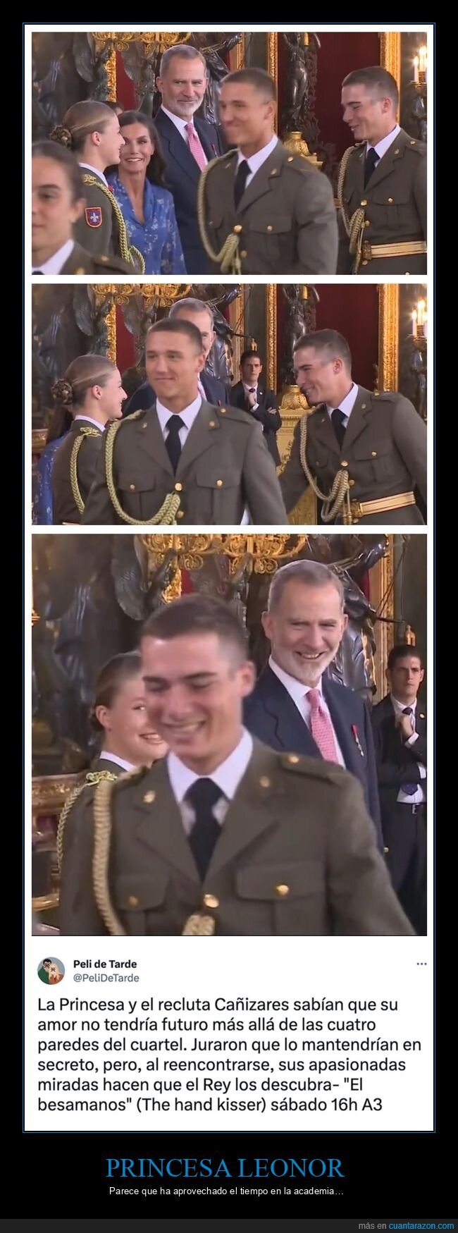 felipe vi,miradas,princesa leonor