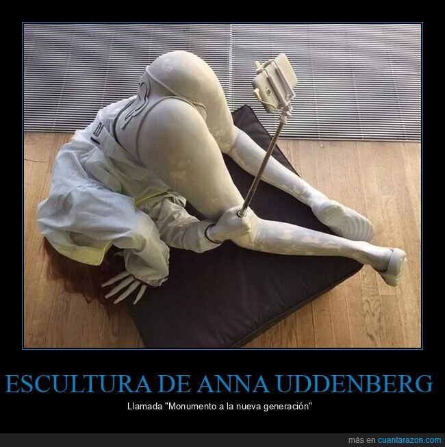 anna uddenberg,escultura,selfie