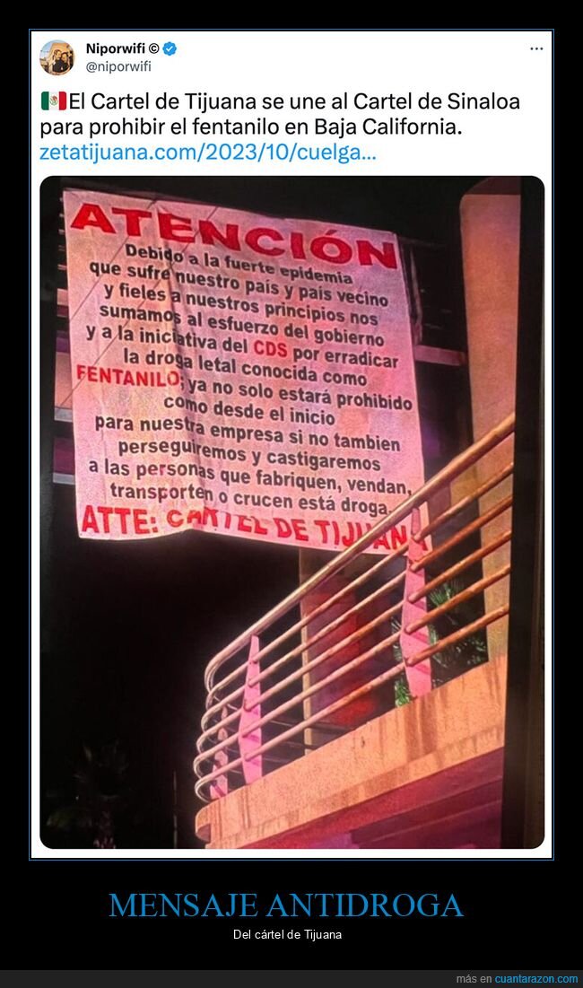 cártel de tijuana,carteles,fentanilo,wtf