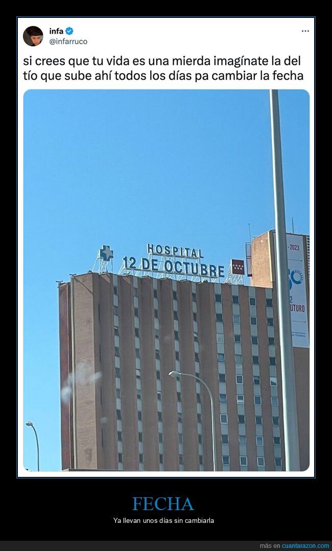 12 de octubre,absurder,fecha,hospital