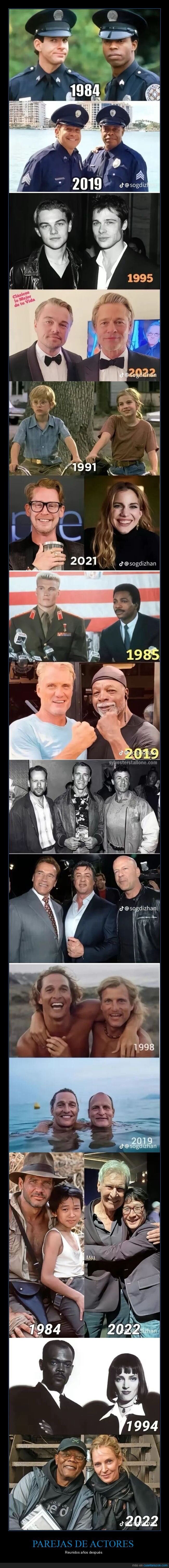 actores,parejas,antes,después