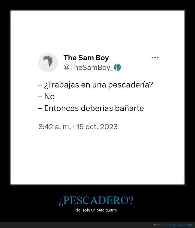 pescadería,ducharse