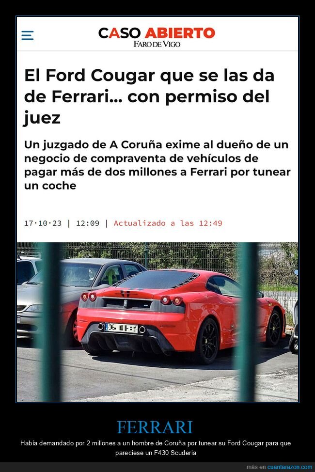 ferrari,ford,tunear,coche,juez